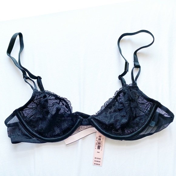 NEW!!! Victoria Secret Sexy Tee Unlined Demi Bra (Black Lace)
26119452 - Picture 4 of 5